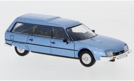 Modelauto Citroen CX Break Stationwagen metallic blauw 1976 1/87 PCX87