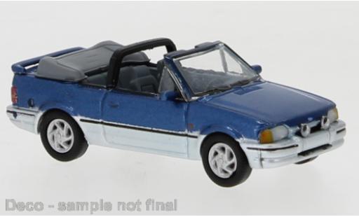 Modelauto Ford Escort Cabriolet IV metallic blauw/grijs 1986 1/87 PCX87