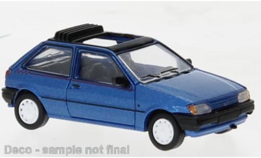 Modelauto Ford Fiesta Calypso MK III metallic blauw 1989 1/87 PCX87