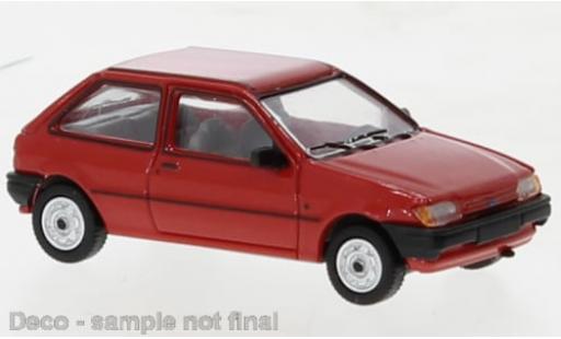 Modelauto Ford Fiesta Berline MK III rood 1989 1/87 PCX87