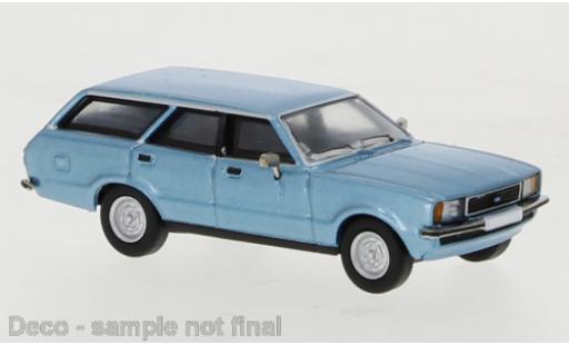 Modelauto Ford Taunus TC2 TC 2 Turnier metallic blauw 1976 1/87 PCX87