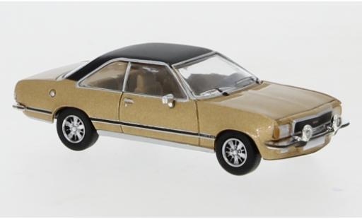 Modelauto Opel Commodore B Coupe metallic bruin/mat-zwart 1972 1/87 PCX87