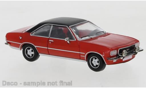 Modelauto Opel Commodore B Coupe rood/mat-zwart 1972 1/87 PCX87
