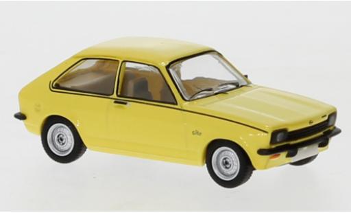Modelauto Opel Kadett C City C J geel 1975 1/87 PCX87