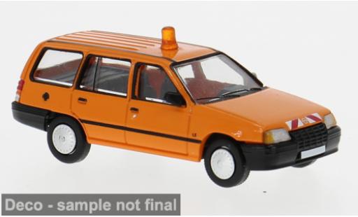 Modelauto Opel Kadett E Caravan E oranje 1985 Kommunal 1/87 PCX87