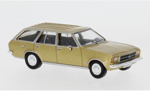 Modelauto Opel Rekord D Caravan gold 1972 1/87 PCX87