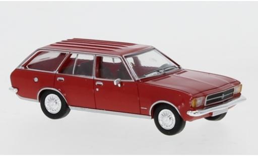 Modelauto Opel Rekord D Caravan rood 1972 1/87 PCX87