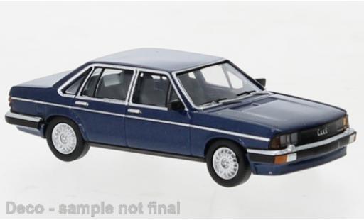 Modelauto Audi 200 berline (C2) metallic blauw 1979 1/87 PCX87