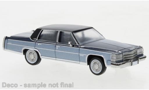 Modelauto Cadillac Fleetwood Brougham metallic blauw /metallic blauw 1982 1/87 PCX87