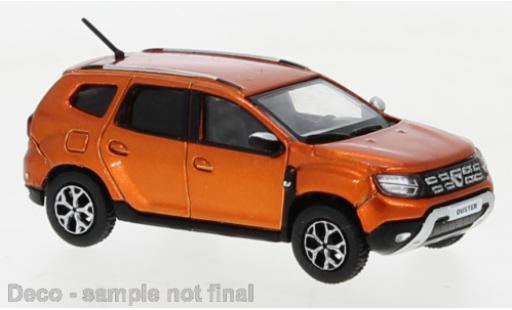 Modelauto Dacia Duster SUV II metallic oranje 2020 1/87 PCX87