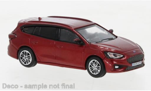 Modelauto Ford Focus ST Turnier -Line metallic rood 2020 1/87 PCX87