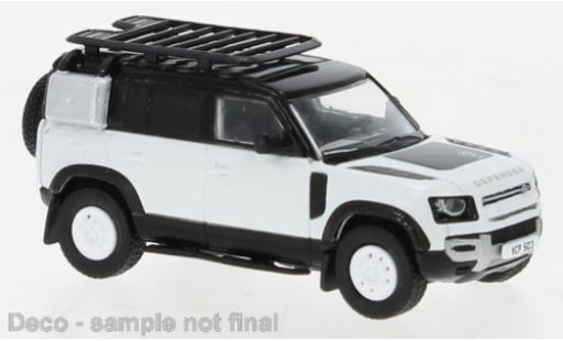 Modelauto Land Rover Defender 110 wit 2020 1/87 PCX87