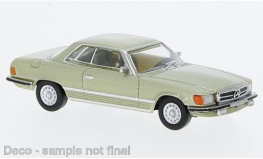 Modelauto Mercedes SLC Base (C107) metallic la chaux 1971 1/87 PCX87