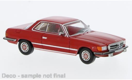 Modelauto Mercedes SLC Base (C107) rood 1971 1/87 PCX87