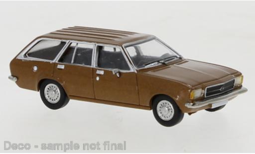 Modelauto Opel Rekord D Caravan metallic bruin 1972 1/87 PCX87