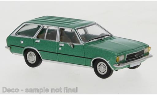 Modelauto Opel Rekord D Caravan metallic groen 1972 1/87 PCX87