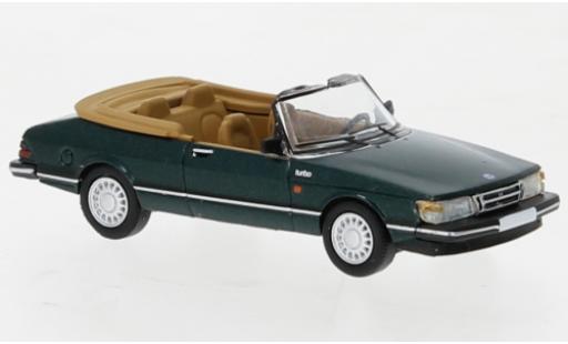 Modelauto Saab 900 Cabriolet metallic groen 1986 1/87 PCX87