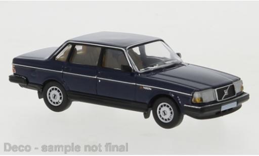 Modelauto Volvo 240 Base blauw 1989 1/87 PCX87