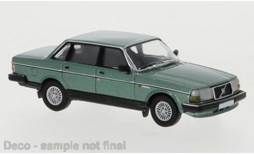 Modelauto Volvo 240 Base metallic groen 1989 1/87 PCX87