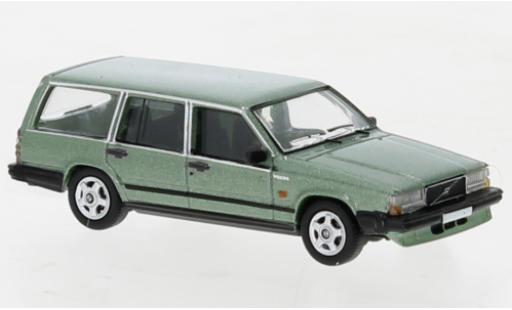 Modelauto Volvo 740 Base camionnette metallic la chaux 1985 1/87 PCX87
