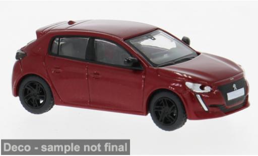 Modelauto Peugeot 208 II rood 2019 1/87 PCX87
