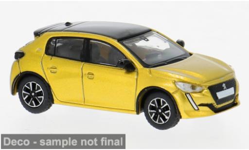 Modelauto Peugeot 208 II geel 2019 1/87 PCX87