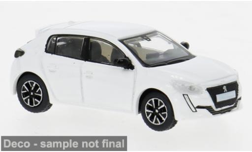Modelauto Peugeot 208 II wit 2019 1/87 PCX87