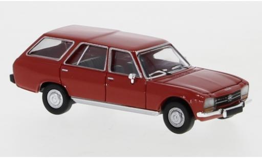 Modelauto Peugeot 504 Break Stationwagen rood 1978 1/87 PCX87
