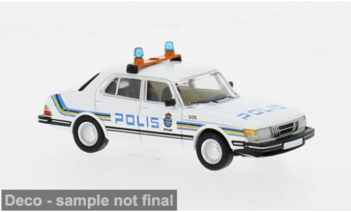 Modelauto Saab 900 Limousine Sedan Polis (S) 1981 1/87 PCX87