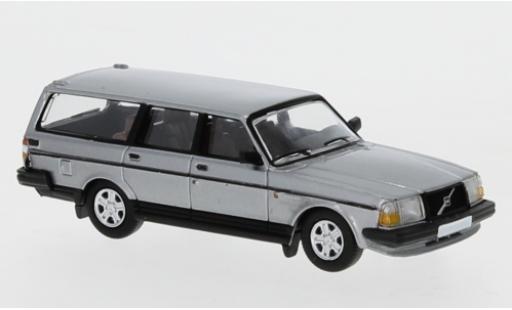 Modelauto Volvo 240 GL Stationwagen metallic grijs 1989 1/87 PCX87