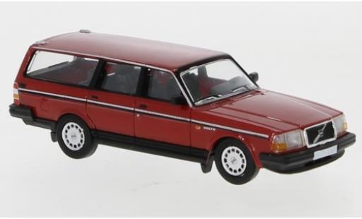Modelauto Volvo 240 GL Stationwagen rood 1989 1/87 PCX87