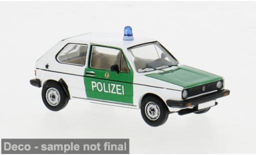 Modelauto Volkswagen Golf Base I 1980 Politie Berlin 1/87 PCX87