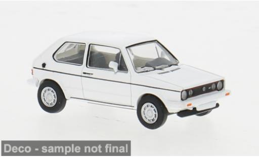 Modelauto Volkswagen Golf GTI I wit 1980 1/87 PCX87