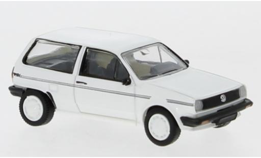 Modelauto Volkswagen Polo Fox II wit/Dekor 1985 1/87 PCX87