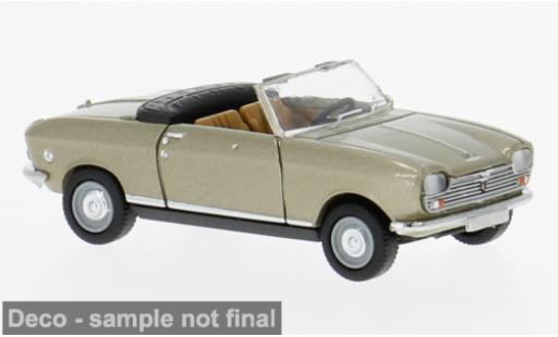 Modelauto Peugeot 204 Cabriolet gold 1967 1/87 Brekina