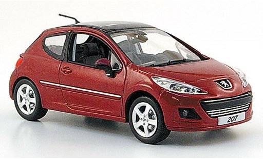 Peugeot 207 Base 1/43 Norev Mi-Vie Sedan rood 2009 modelauto