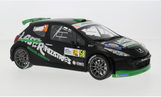 Modelauto Peugeot 207 S2000 Monza Rally Show 2013 #58 C.Breen/S.Marshall 1/18 Sun Star