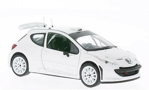 Peugeot 207 S2000 1/43 IXO Rally Spec mat-wit 2011 modelauto