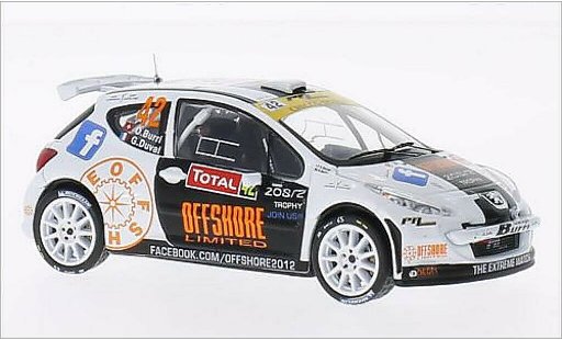 Peugeot 207 S2000 1/43 IXO Rally Monte-Carlo 2013 /G.Duval modelauto