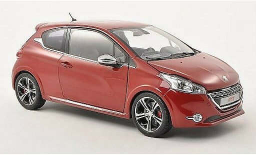 Peugeot 208 GTI 1/18 Norev rood 2013 modelauto
