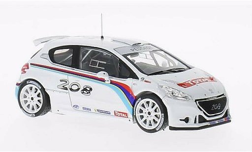 Peugeot 208 T16 1/43 IXO R5 Test Car 2013 modelauto