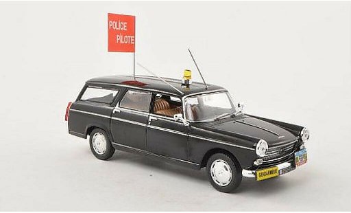 Peugeot 404 Break 1/43 Norev Stationwagen Gendarmerie - Politie Pilote Politie (F) 1967 modelauto