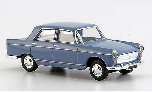 Peugeot 404 Berline 1/87 Brekina Sedan Sedan blauw modelauto