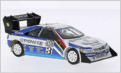 Peugeot 405 Turbo 16 1/43 Spark No.3 Pioneer International Hill Climb Pikes Peak 1988 modelauto