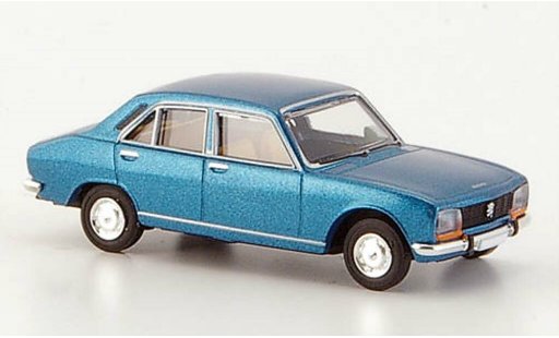 Peugeot 504 Berline 1/87 Brekina Sedan blauw Sedan modelauto
