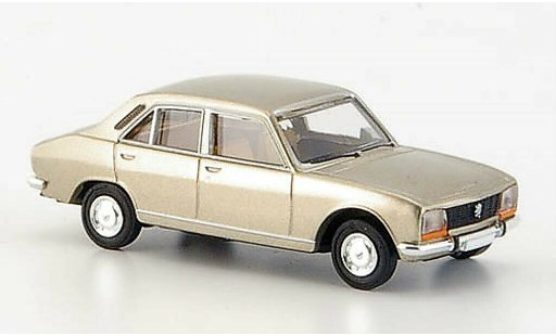 Peugeot 504 Berline 1/87 Brekina Sedan bruin Sedan modelauto