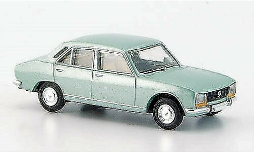 Peugeot 504 Berline 1/87 Brekina Sedan groen Sedan modelauto