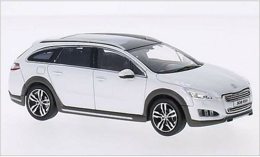 Peugeot 508 RXH 1/43 Norev metallic wit 2012 modelauto