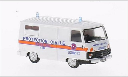 Peugeot J9 Base 1/87 Norev Protection Civile 1987 modelauto