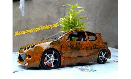 Peugeot 206 WRC 1/18 Norev street racer modelauto